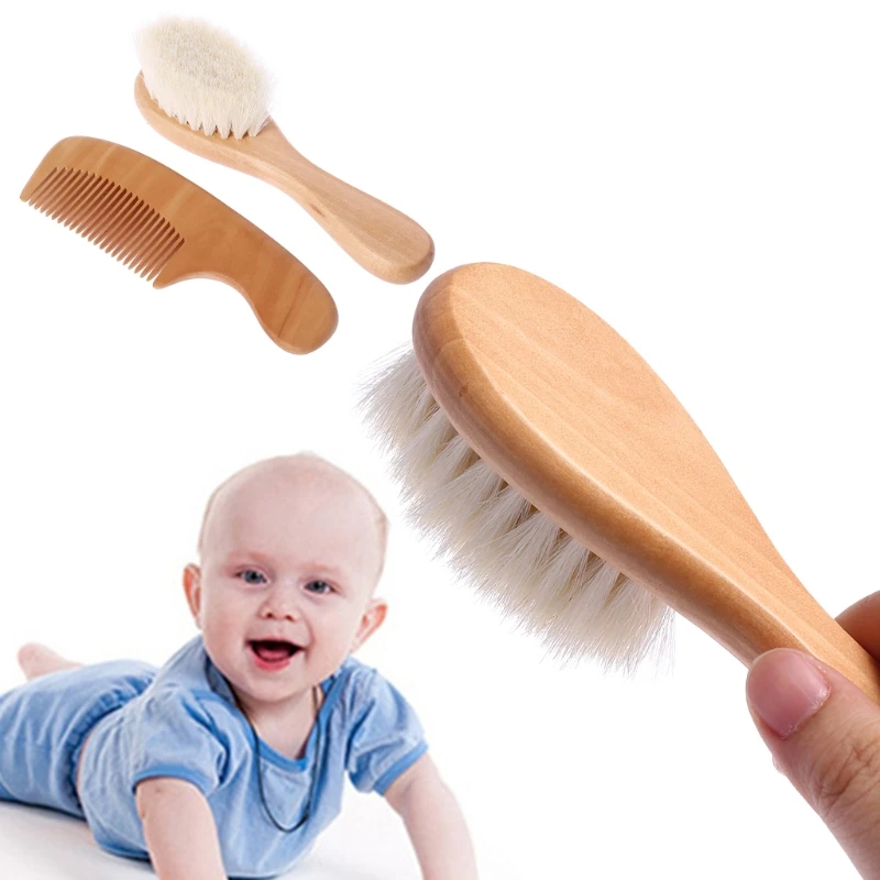 baby hairbrush Massage Wooden Handle Wool Newborn Kids Care Kit 1 Set Baby Brush Comb
baby hairbrush Massage Wooden Handle Wool Newborn Kids Care Kit 1 Set Baby Brush Comb