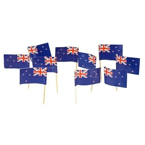 500 шт. Новая Зеландия флаг зубочисток для еды обеденные зубочистки торта