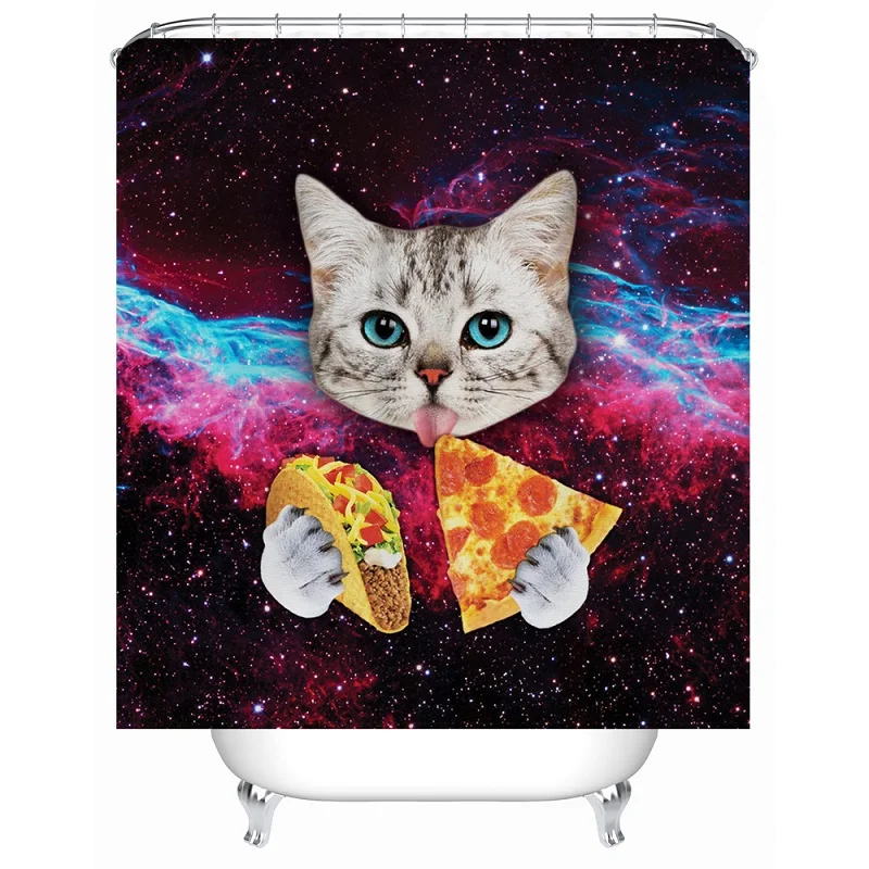 Funny Cat Shower Curtain Printed Waterproof Polyester Bath Curtain Bathroom Accessories 180x180cm Curtains Home Decoration
Funny Cat Shower Curtain Printed Waterproof Polyester Bath Curtain Bathroom Accessories 180x180cm Curtains Home Decoration