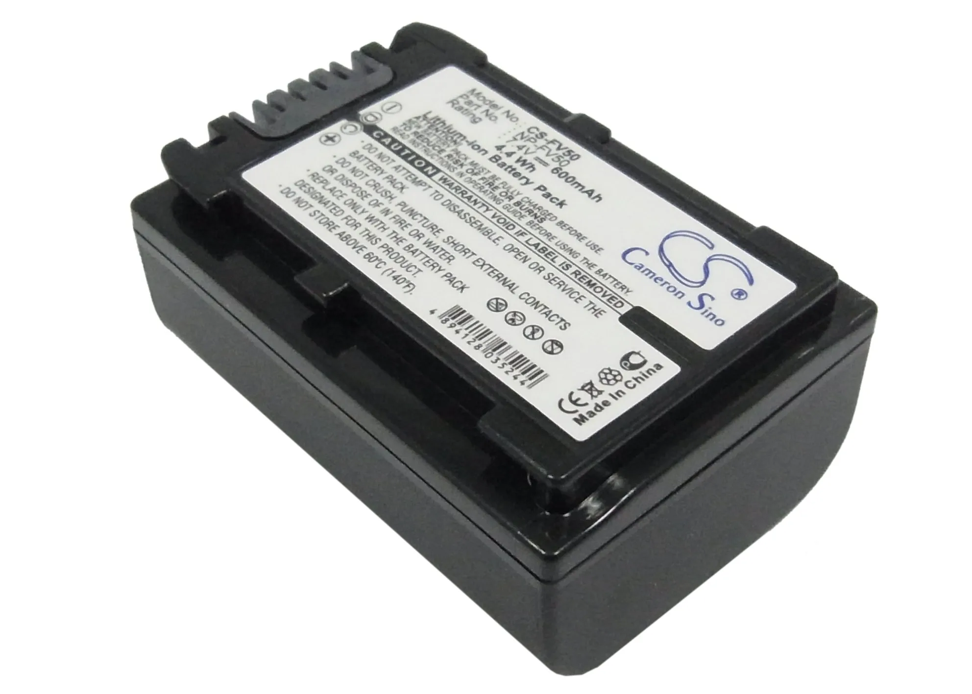 Cameron Sino Battery For Sony HDR-CX160B,HDR-CX160E,HDR-CX170,HDR-CX180 High Capacity
Cameron Sino Battery For Sony HDR-CX160B,HDR-CX160E,HDR-CX170,HDR-CX180 High Capacity