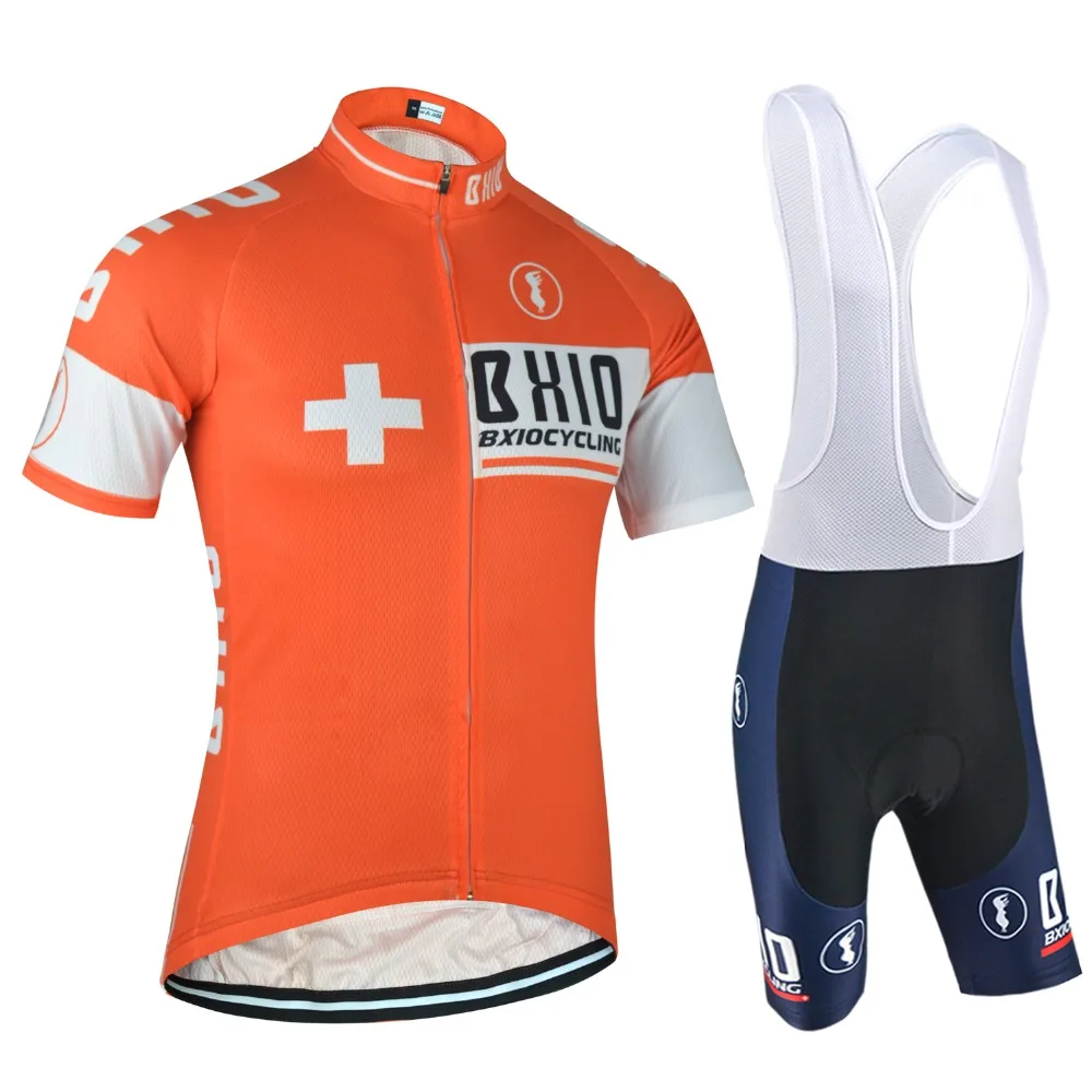 BXIO Pro Team Одежда для велоспорта дышащая гелевая накладка на молнии велосипедная