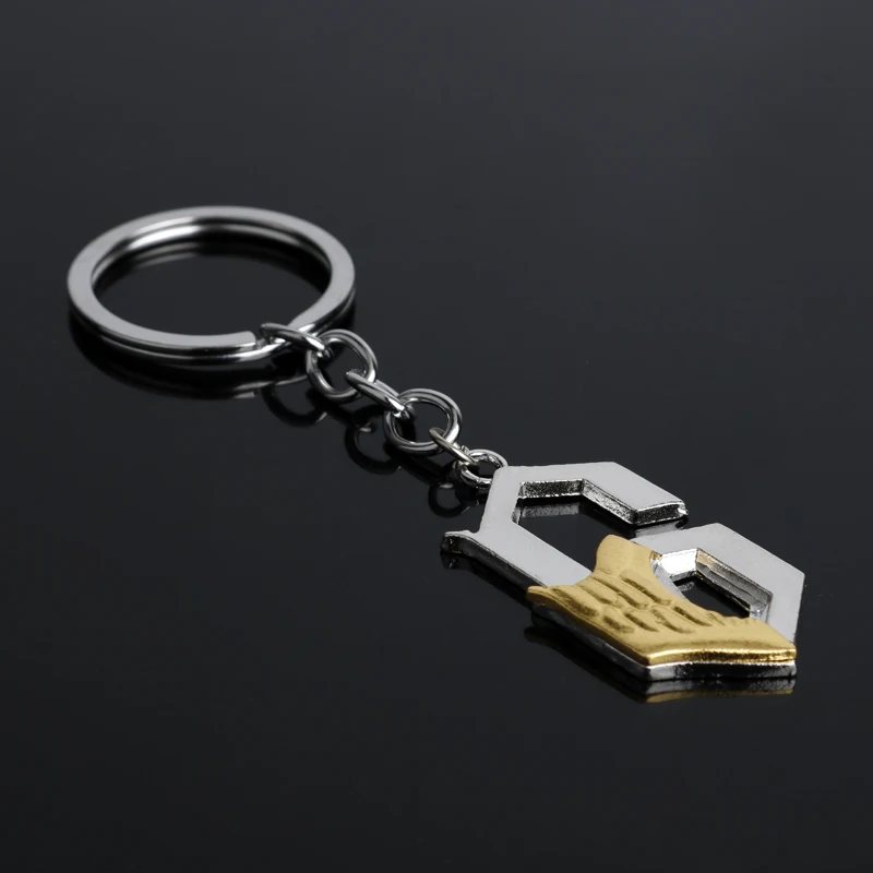 Animation Jewelry BLEACH Keychain Grimmjow Jeagerjaques Figure 6 Pendant Key Chains Unisex Keyring Car Holder | Украшения и