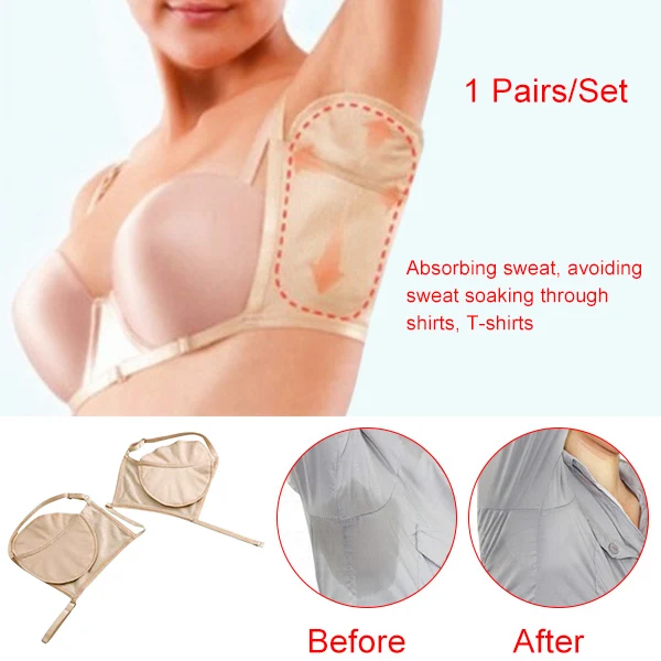 1 Pair Washable Deodorant Underarm Sweat Pads Shield Perspiration Absorbing Pads Health99
1 Pair Washable Deodorant Underarm Sweat Pads Shield Perspiration Absorbing Pads Health99