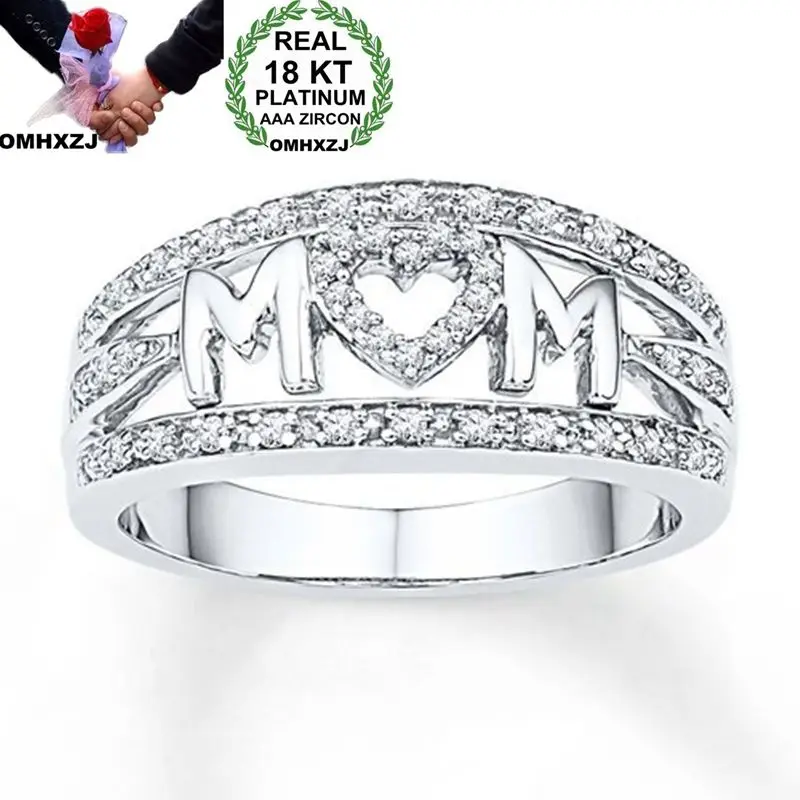OMHXZJ Wholesale European Fashion Woman Man Party Wedding Gift MOM White AAA Zircon 18KT White Rose Yellow Gold Ring RR457
OMHXZJ Wholesale European Fashion Woman Man Party Wedding Gift MOM White AAA Zircon 18KT White Rose Yellow Gold Ring RR457