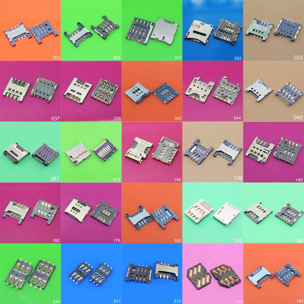 Clearance price 25models SIM Card Reader Holder Connector Socket Slot Replacement Repair Parts tray port for Samsung Xiaomi SONY
Clearance price 25models SIM Card Reader Holder Connector Socket Slot Replacement Repair Parts tray port for Samsung Xiaomi SONY