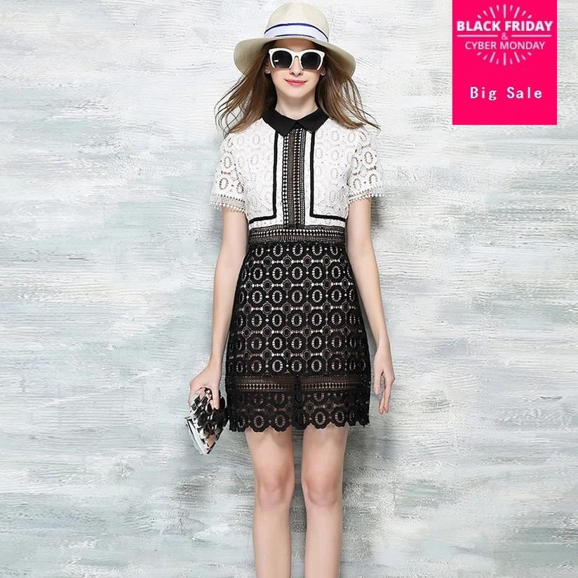 Wholesale HIGH QUALITY New Fashion 2020 Self Portrait Dress Women's Short Sleeve Color Block Patchowrk Lace Dress W372 
Wholesale HIGH QUALITY New Fashion 2020 Self Portrait Dress Women's Short Sleeve Color Block Patchowrk Lace Dress W372