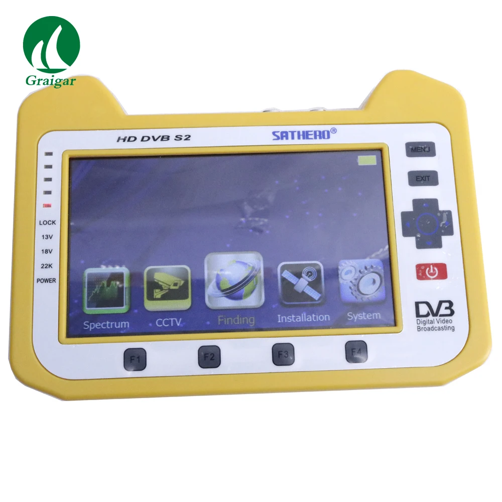 Digital Satellite Finder Meter SH-900HD Real Time Spectrum Analyzer Multi-purpose Design
Digital Satellite Finder Meter SH-900HD Real Time Spectrum Analyzer Multi-purpose Design