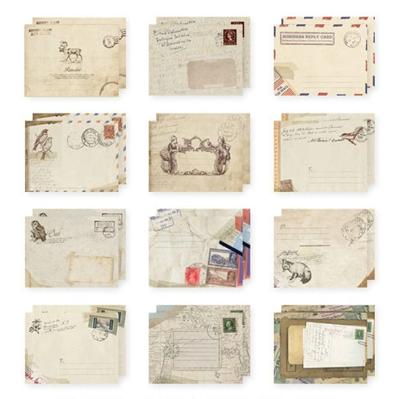12Pcs/pack Vintage Mini Paper Europe Scene Envelope Scrapbooking Envelopes Small Stationery Gift E2024
12Pcs/pack Vintage Mini Paper Europe Scene Envelope Scrapbooking Envelopes Small Stationery Gift E2024