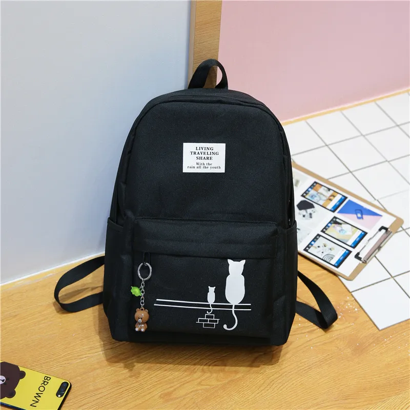 Cat Printing Backpack Women School Bags For Teenager Girls Ladies Casual Cute Rucksack Mochila Feminina Sac a Dos
Cat Printing Backpack Women School Bags For Teenager Girls Ladies Casual Cute Rucksack Mochila Feminina Sac a Dos