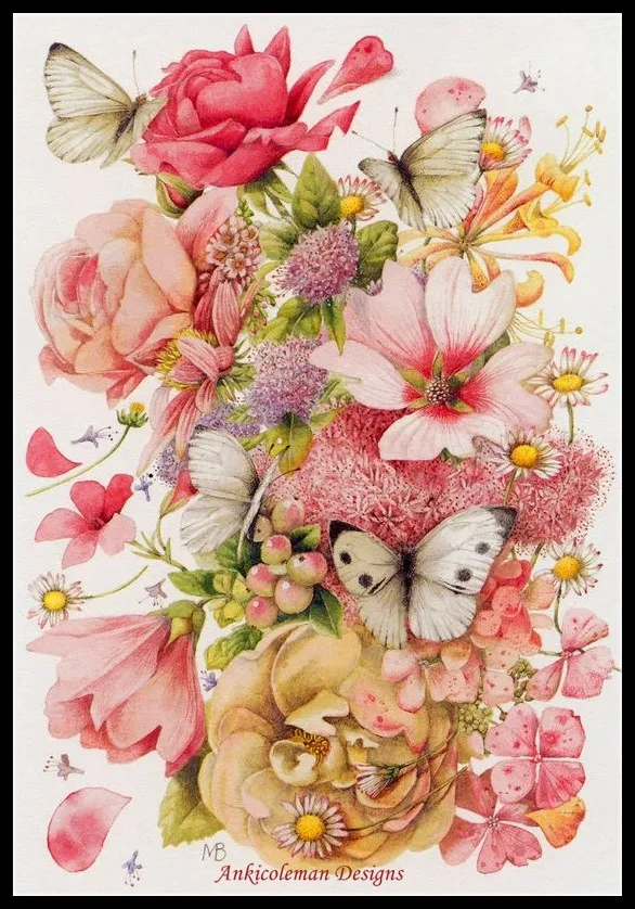 Needlework for embroidery DIY French DMC High Quality - Counted Cross Stitch Kits 14 ct Oil painting - Butterflies and Flo
Needlework for embroidery DIY French DMC High Quality - Counted Cross Stitch Kits 14 ct Oil painting - Butterflies and Flo