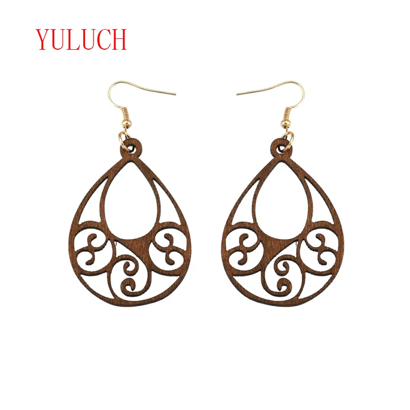 YULUCH Ethnic Vintage Wooden Drop Openwork Auspicious Pattern Pendant for African Woman Fashion Earrings Jewelry Gift
YULUCH Ethnic Vintage Wooden Drop Openwork Auspicious Pattern Pendant for African Woman Fashion Earrings Jewelry Gift