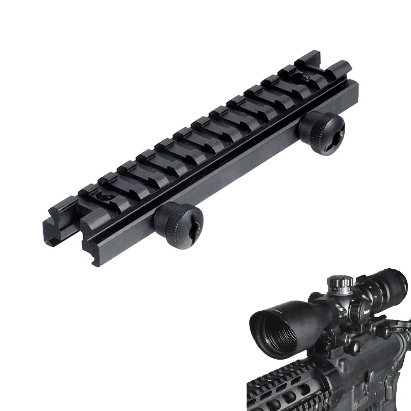2018 Tactical Picatinny Riser Mount Low Profile See Thru 20mm Weaver Picatinny Rails VI05007
2018 Tactical Picatinny Riser Mount Low Profile See Thru 20mm Weaver Picatinny Rails VI05007
