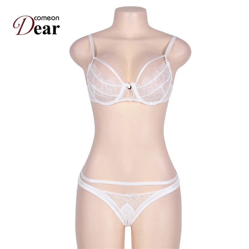 Comeondear Lingerie Set Lenceria Femenina 2 Pieces Panties Bra Set Push Up Underwire Black Queen Size Eyelash Lace Bra Set 80293
Comeondear Lingerie Set Lenceria Femenina 2 Pieces Panties Bra Set Push Up Underwire Black Queen Size Eyelash Lace Bra Set 80293