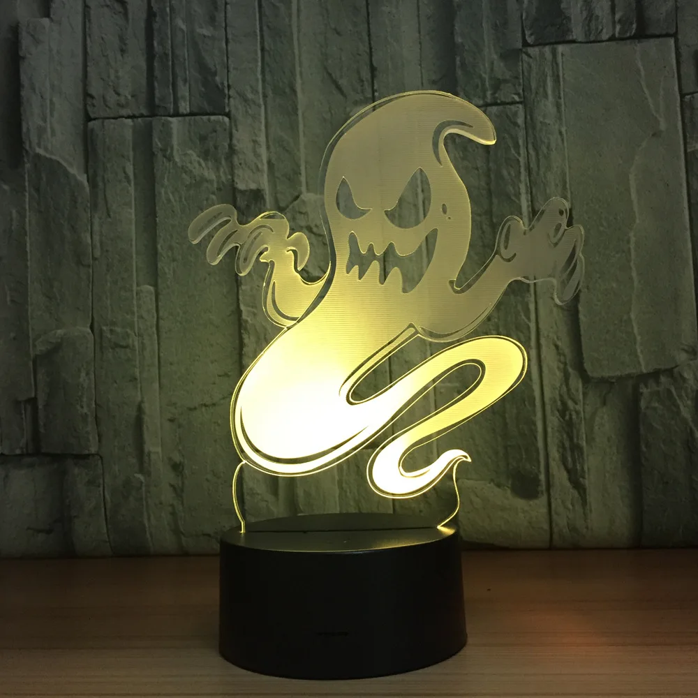Ghost 3D Lamp 7 Color Led Night Lamps For Kids Touch Led Usb Table Lampara Lampe Baby Sleeping Nightlight 7 Colors Fun Play Gift
Ghost 3D Lamp 7 Color Led Night Lamps For Kids Touch Led Usb Table Lampara Lampe Baby Sleeping Nightlight 7 Colors Fun Play Gift