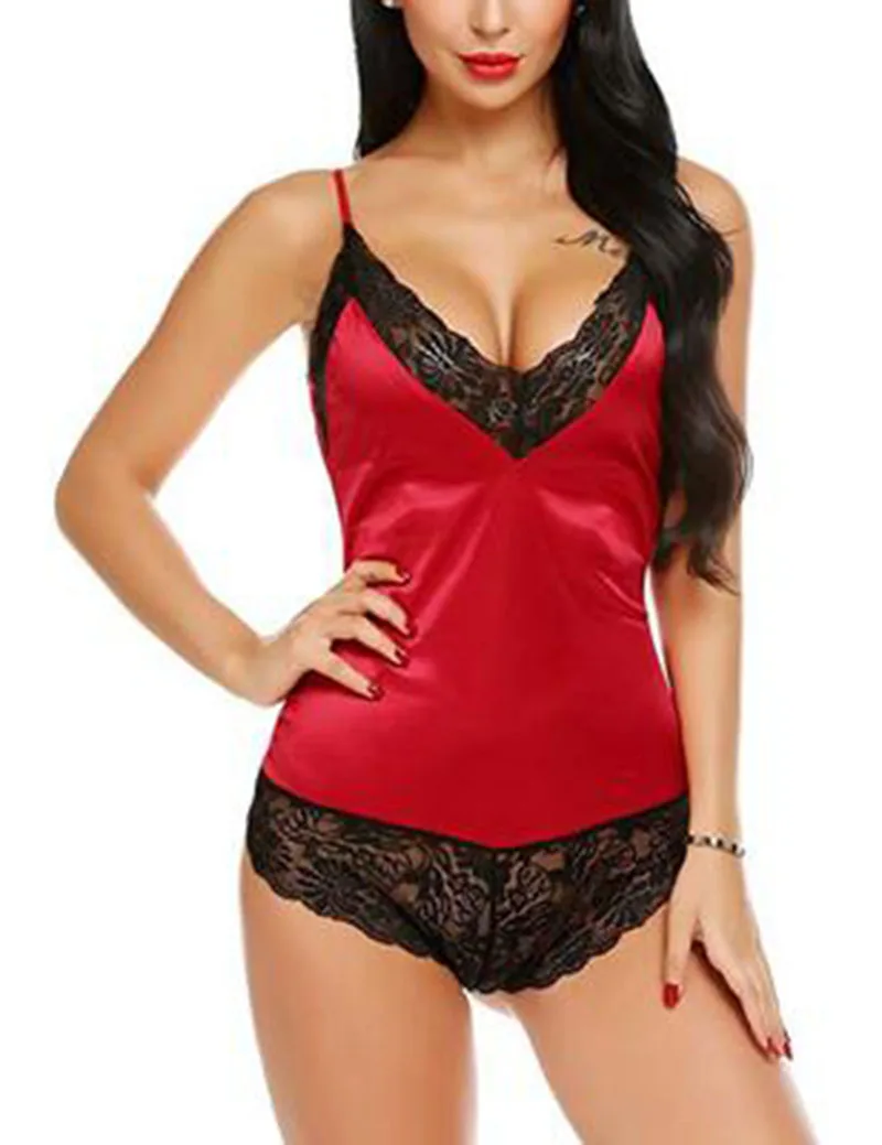 2019 summer new deep V-neck lace nightwear nightgowns sexy underwear one-piece pajamas
2019 summer new deep V-neck lace nightwear nightgowns sexy underwear one-piece pajamas