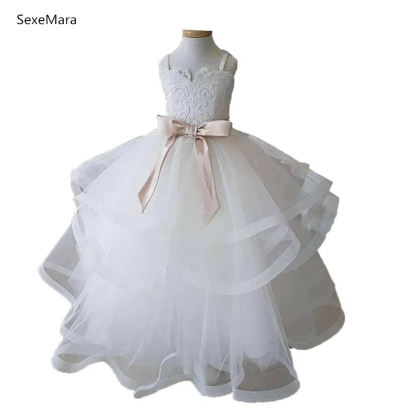 Real Picture Puffy Organza Flower Girls Dresses for Wedding Layered Lace Top with Ribbon Kids Birthday Dress Prom Gown
Real Picture Puffy Organza Flower Girls Dresses for Wedding Layered Lace Top with Ribbon Kids Birthday Dress Prom Gown