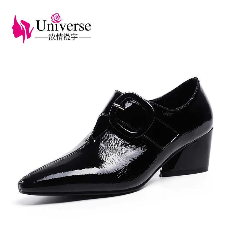 cow leather middle heel mature point toe women pumps Universe black 5cm square heel office dress shoes new arrival J012
cow leather middle heel mature point toe women pumps Universe black 5cm square heel office dress shoes new arrival J012