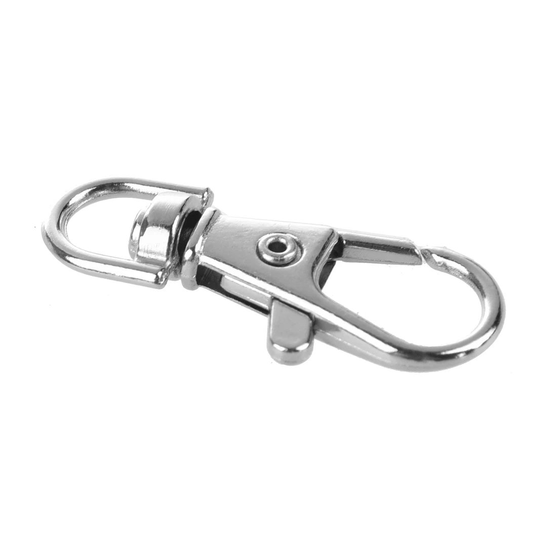 100 x Нержавеющая сталь карабин кольцо для ключей серебро | Украшения и аксессуары