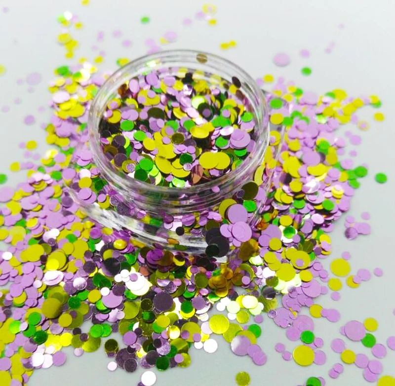 Mixed Dots Chunky Glitter Pots Nail Face Eye Shadow Glitter Powder Pots Tattoo Festival Body Nail Art Decoration Flake Pots
Mixed Dots Chunky Glitter Pots Nail Face Eye Shadow Glitter Powder Pots Tattoo Festival Body Nail Art Decoration Flake Pots