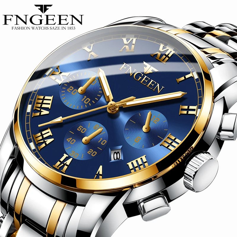Mens Sport Wristwatches Stainless Steel Military Date Casual Quartz Watches for Male Round Large Analog Dial Watch Orologio Uomo
Mens Sport Wristwatches Stainless Steel Military Date Casual Quartz Watches for Male Round Large Analog Dial Watch Orologio Uomo