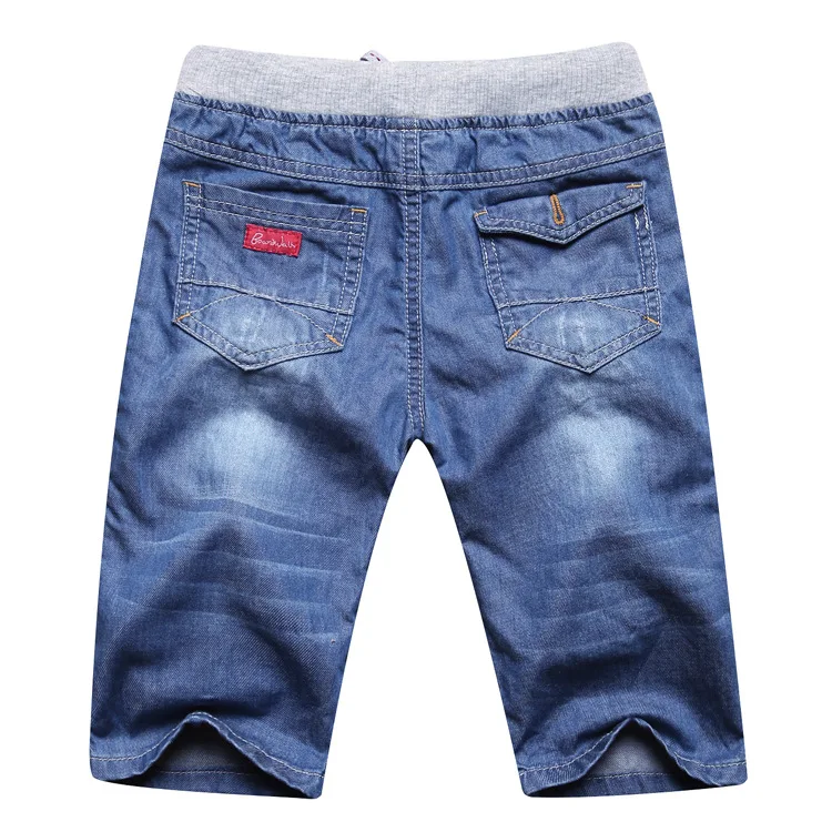 Джинсовые шорты для мальчиков хлопковые однотонные летний BC060 | Мать и ребенок
