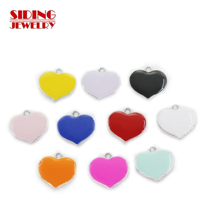 Mix 10 Color 100pcs Heart Enamels Dangle Charms Lobster Clasp DIY Bracelet Necklace Pendants Jewelry Accessories
Mix 10 Color 100pcs Heart Enamels Dangle Charms Lobster Clasp DIY Bracelet Necklace Pendants Jewelry Accessories