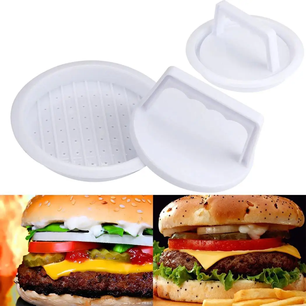 Белое мясо Кухня пирог Нажатие DIY Гамбургер Форма для гамбургера Средство