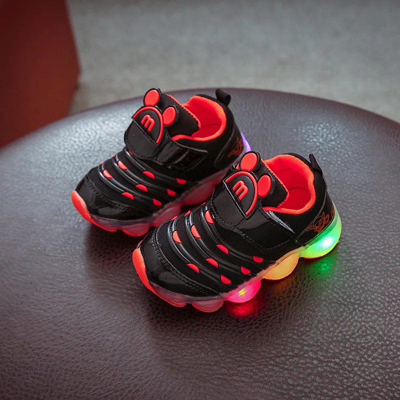 With LED Baby Girl & Boys Sneakers Fashion Breathable Toddler Caterpillar Shoes Sports Soft Bottom For Babys Eur Size 21-30
With LED Baby Girl & Boys Sneakers Fashion Breathable Toddler Caterpillar Shoes Sports Soft Bottom For Babys Eur Size 21-30