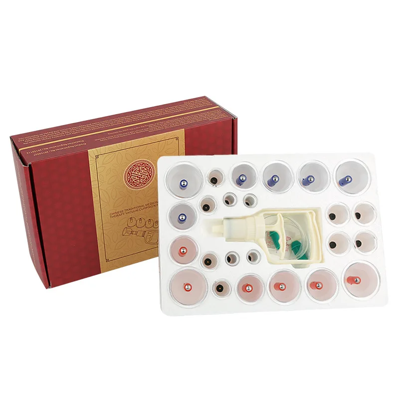 24 Cans Massage Cups Body Vacuum Cupping Set Magnetic Acupuncture Therapy Massage Suction Cup Chinese Medical Massage Kit
24 Cans Massage Cups Body Vacuum Cupping Set Magnetic Acupuncture Therapy Massage Suction Cup Chinese Medical Massage Kit