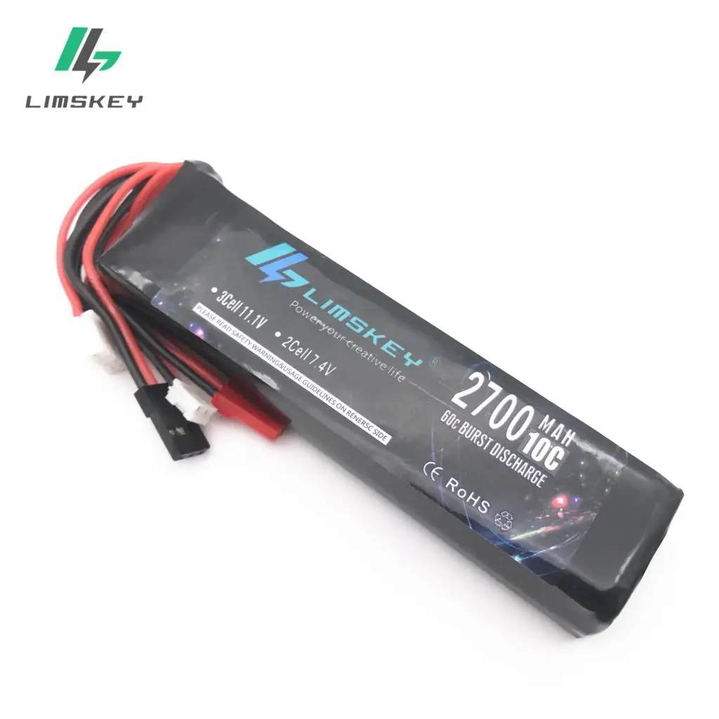 11.1V 2700mAh 10C 3S Li-Poly RC Battery for Walkera DEVO 7 DEVO 10 DEVO12E F12E WFLY9 RadioLink AT9 AT10 Transmitter
11.1V 2700mAh 10C 3S Li-Poly RC Battery for Walkera DEVO 7 DEVO 10 DEVO12E F12E WFLY9 RadioLink AT9 AT10 Transmitter