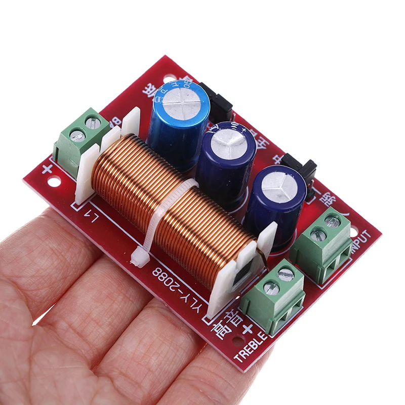 1Pcs double 2 way 400W Adjustment treble/bass frequency divider speaker audio crossover filter
1Pcs double 2 way 400W Adjustment treble/bass frequency divider speaker audio crossover filter