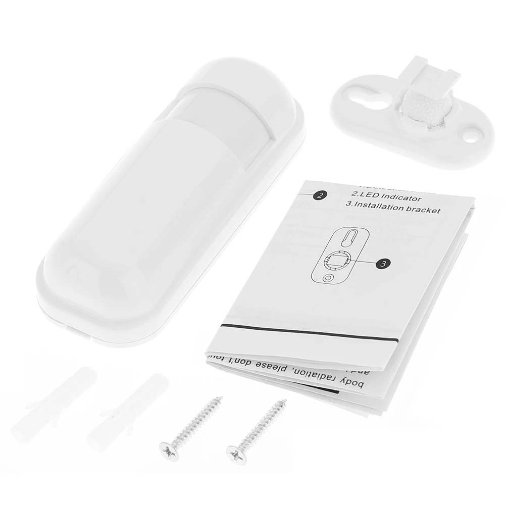 Intelligent Mini Wireless PIR Infrared Passive Sensor Motion Detector Alarm System Home Security System 433Mhz Motion Detector
Intelligent Mini Wireless PIR Infrared Passive Sensor Motion Detector Alarm System Home Security System 433Mhz Motion Detector