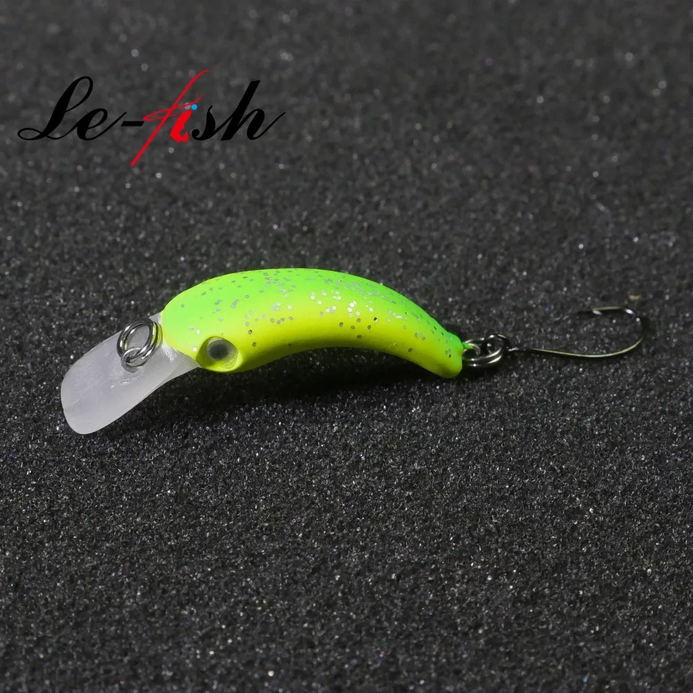 Le Fish 3 шт. 29 мм 1 г мини гольян новая рыболовная приманка для форели искусственная