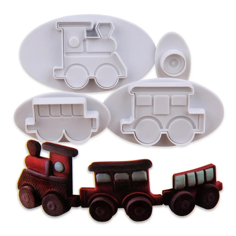 (6sets/Lot)Free Shipping Plastic 4pcs Trains Shapes Cookie Plunger Cutter Fondant Molds Set
(6sets/Lot)Free Shipping Plastic 4pcs Trains Shapes Cookie Plunger Cutter Fondant Molds Set