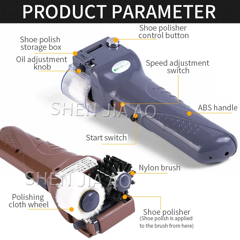 1PC Fashion Trend Of Household Electric Automatic Shoe Machine / Portable Shoe Brush / Care Shoe-shoes Hand-held Shoes
1PC Fashion Trend Of Household Electric Automatic Shoe Machine / Portable Shoe Brush / Care Shoe-shoes Hand-held Shoes