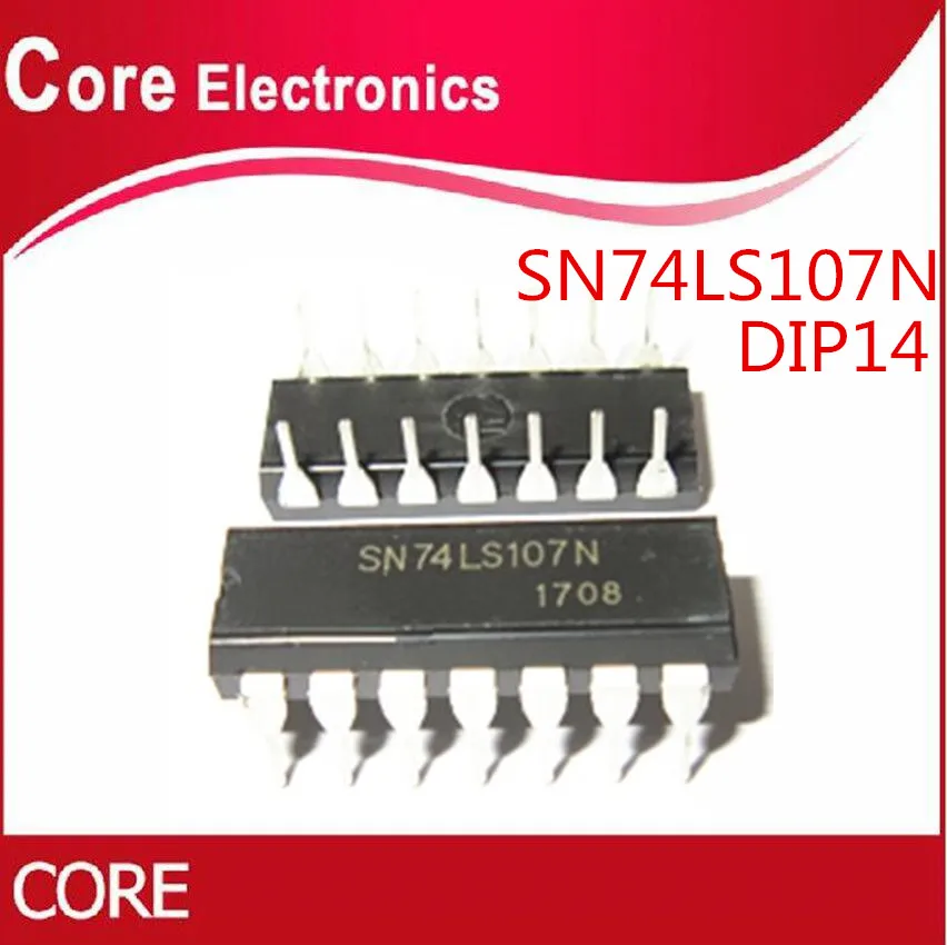 100 шт./лот SN74LS107N HD74LS107P 74LS107 DIP-14 Новый | Электронные компоненты и принадлежности