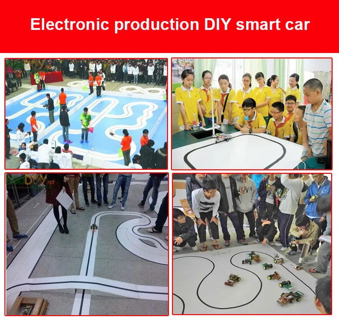 Новый Умный отслеживающий умный автомобиль робот DIY наборы с электронным колесом