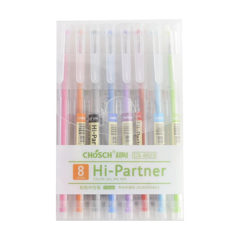 8 pcs/lot Creative small fresh colorful gel pen set 0.5mm full needle Watercolor pen student stationery School Office Supplies
8 pcs/lot Creative small fresh colorful gel pen set 0.5mm full needle Watercolor pen student stationery School Office Supplies