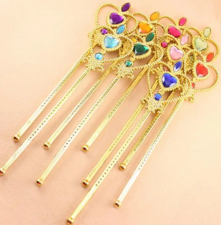 Princess Heart Wand Fairy Angel Magic wands Party Goody Bag Favor Fancy Dress Up Costume props Plastic Gem Gold sticks hot gift
Princess Heart Wand Fairy Angel Magic wands Party Goody Bag Favor Fancy Dress Up Costume props Plastic Gem Gold sticks hot gift