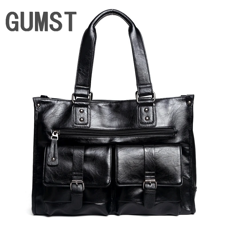 GUMST Designer Handbags High Quality Tote Bag Men Messenger Bags Business Man PU Leather Bags Men Shoulder Bag
GUMST Designer Handbags High Quality Tote Bag Men Messenger Bags Business Man PU Leather Bags Men Shoulder Bag
