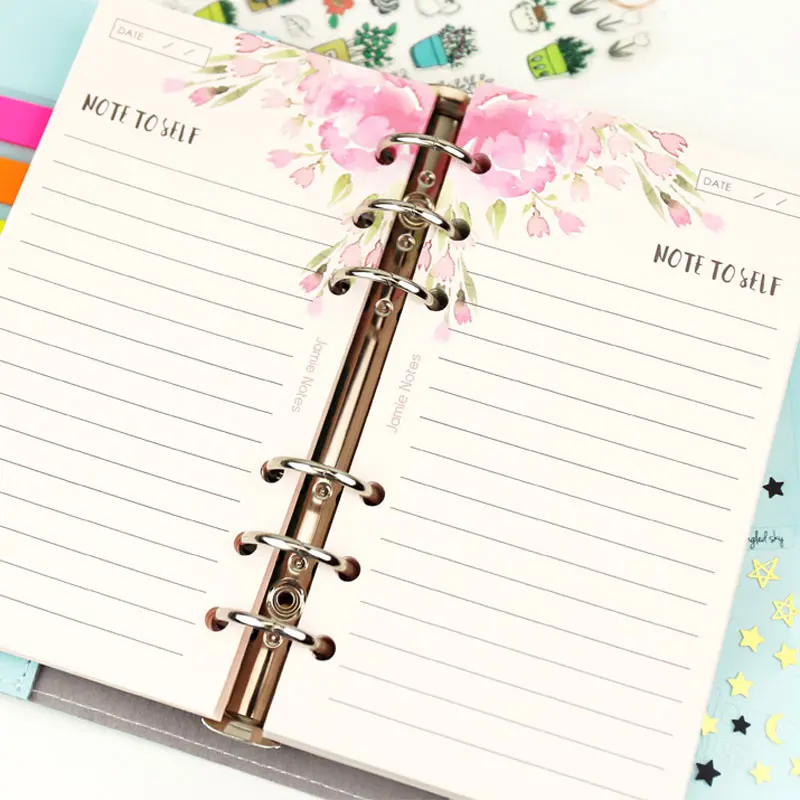 Yiwi 6 Holes 40 Sheets Pink Note Cute Kawai Colorful Loose Leaf Spiral Notebook Refill Inner Page Daily Notepad
Yiwi 6 Holes 40 Sheets Pink Note Cute Kawai Colorful Loose Leaf Spiral Notebook Refill Inner Page Daily Notepad