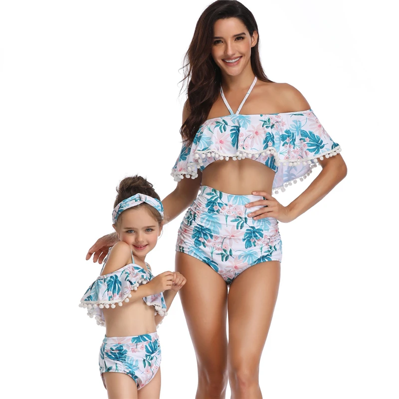 Family Match Swimwear Lady Girls Women's Bathing Suits Bikinis for Girls Mother and Daughter Swimsuit with Headband
Family Match Swimwear Lady Girls Women's Bathing Suits Bikinis for Girls Mother and Daughter Swimsuit with Headband