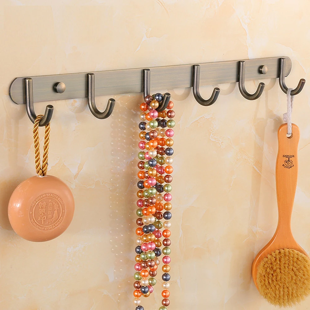 European antique stainless steel row hook wall hanging coat towel hook wardrobe kitchen bronze 6 hook wx7301514
European antique stainless steel row hook wall hanging coat towel hook wardrobe kitchen bronze 6 hook wx7301514