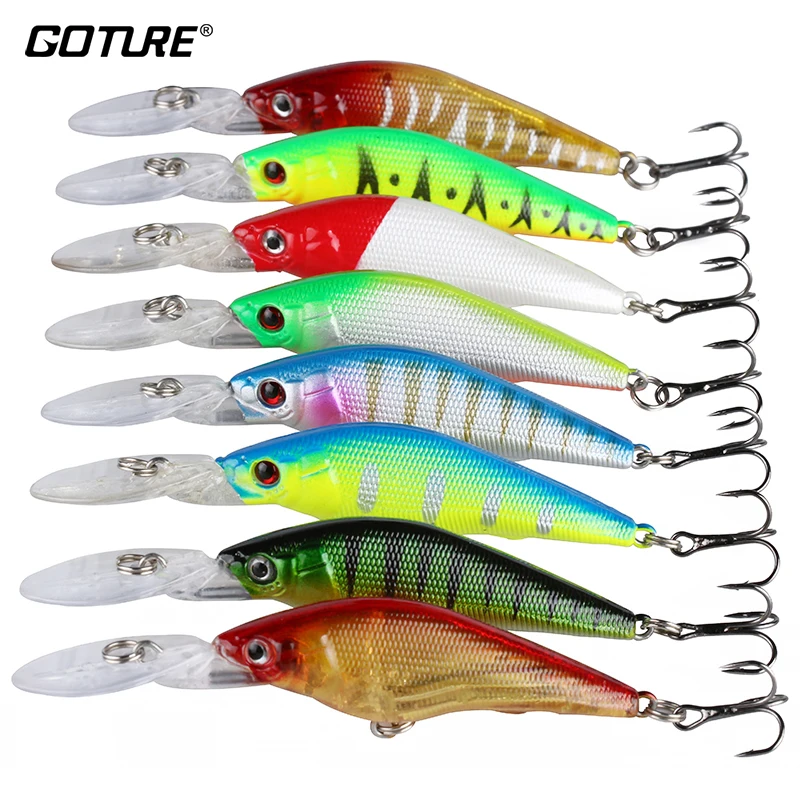 Goture 8 Pcs/lot Colorful Floating Fishing Lures Minnow Set 10cm 6g Jerkbaits Wobblers For Trolling on Pike or Trout
Goture 8 Pcs/lot Colorful Floating Fishing Lures Minnow Set 10cm 6g Jerkbaits Wobblers For Trolling on Pike or Trout