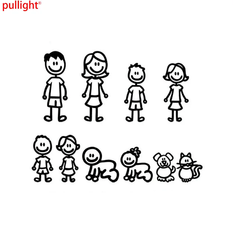 Car Styling Cartoon A Large Family Car Stickers Fashion Vinyl Decal Car Decorative Accessories
Car Styling Cartoon A Large Family Car Stickers Fashion Vinyl Decal Car Decorative Accessories