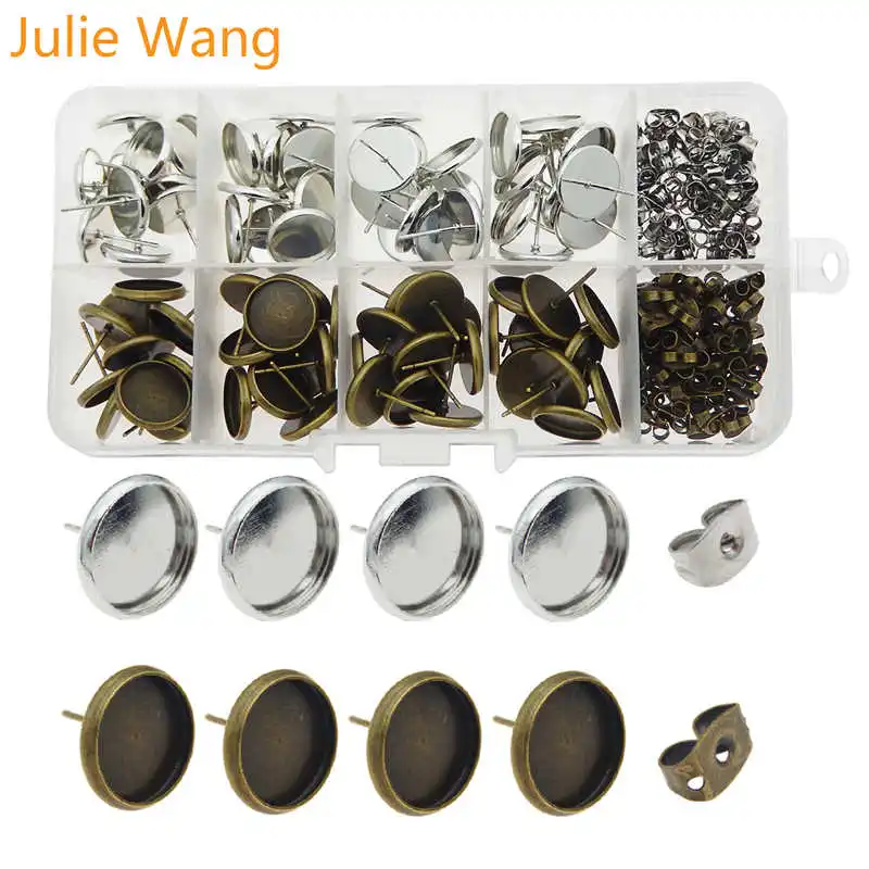 Серьги-пусеты julissa Wang, 160 шт./кор., основание для серег-гвоздиков 12 мм, набор металлических серег для изготовления ювелирных изделий
Серьги-пусеты julissa Wang, 160 шт./кор., основание для серег-гвоздиков 12 мм, набор металлических серег для изготовления ювелирных изделий