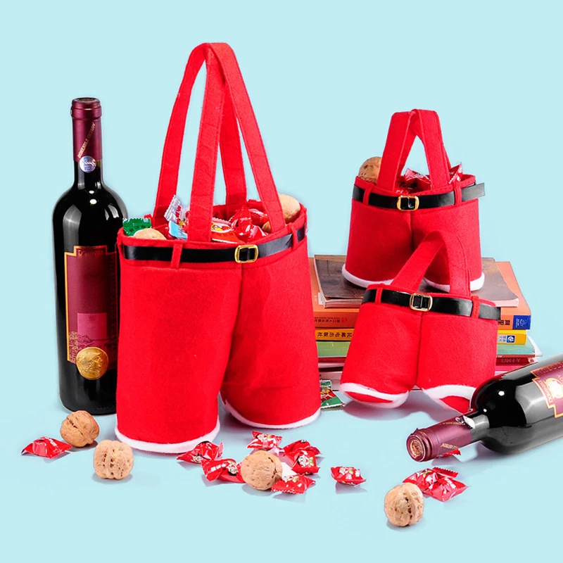 HAOCHU 5Pcs Merry Christmas! Gifts Bag Treat Candy Holder Red Santa Claus Trouser New Year Ornament Xmas Decoration
HAOCHU 5Pcs Merry Christmas! Gifts Bag Treat Candy Holder Red Santa Claus Trouser New Year Ornament Xmas Decoration