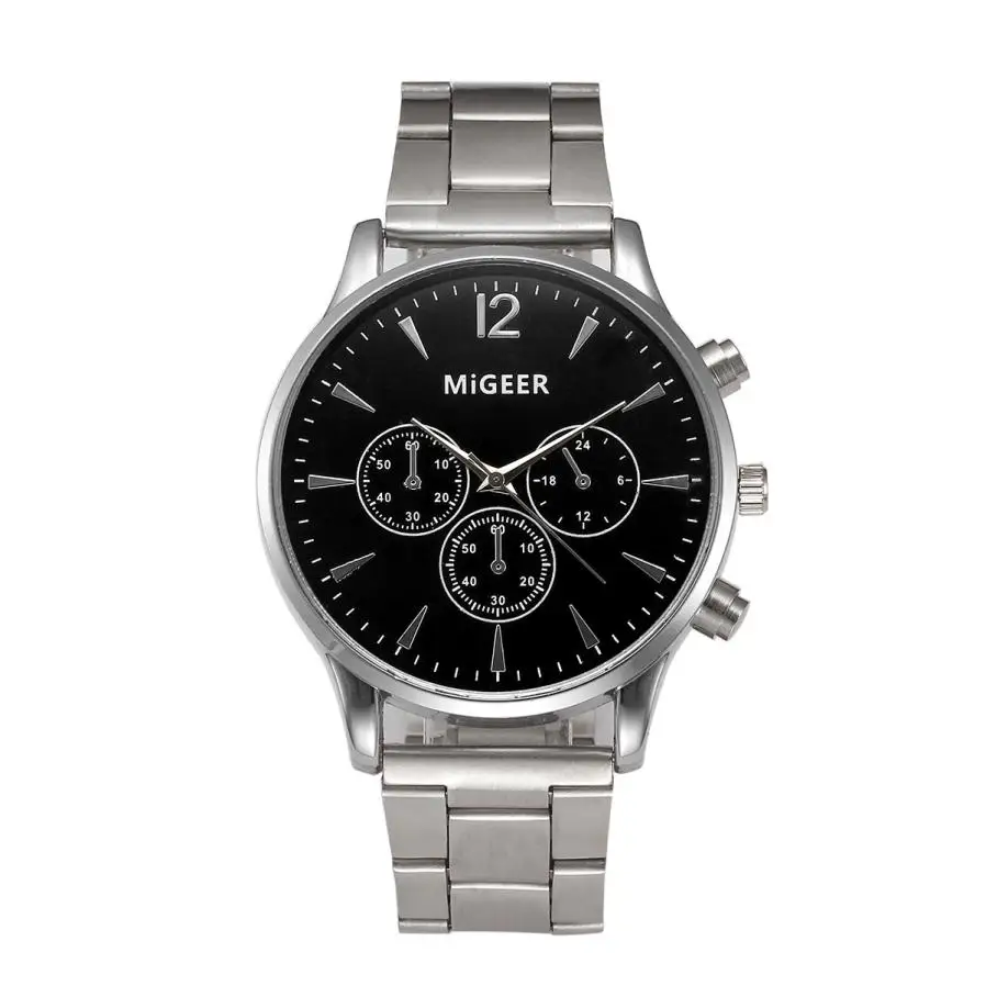 New Mens Watch Stainless Steel Business Wrist Watch Fashion Men Luxury Analog Quartz Wrist Watch Bracelet relogio masculino #C
New Mens Watch Stainless Steel Business Wrist Watch Fashion Men Luxury Analog Quartz Wrist Watch Bracelet relogio masculino #C