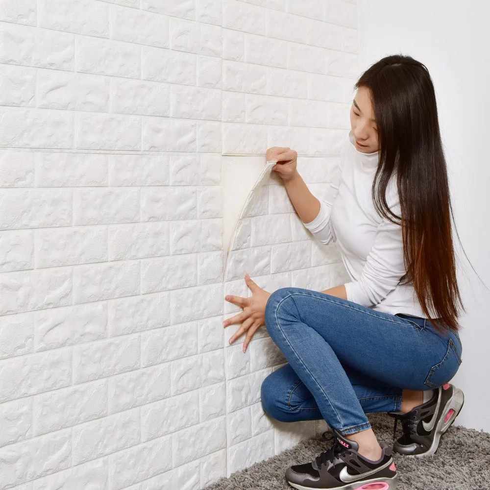 Self-adhesive wallpaper TV background wall brick wallpaper 3d wall stickers living room bedroom decoration bubble 70*77
Self-adhesive wallpaper TV background wall brick wallpaper 3d wall stickers living room bedroom decoration bubble 70*77