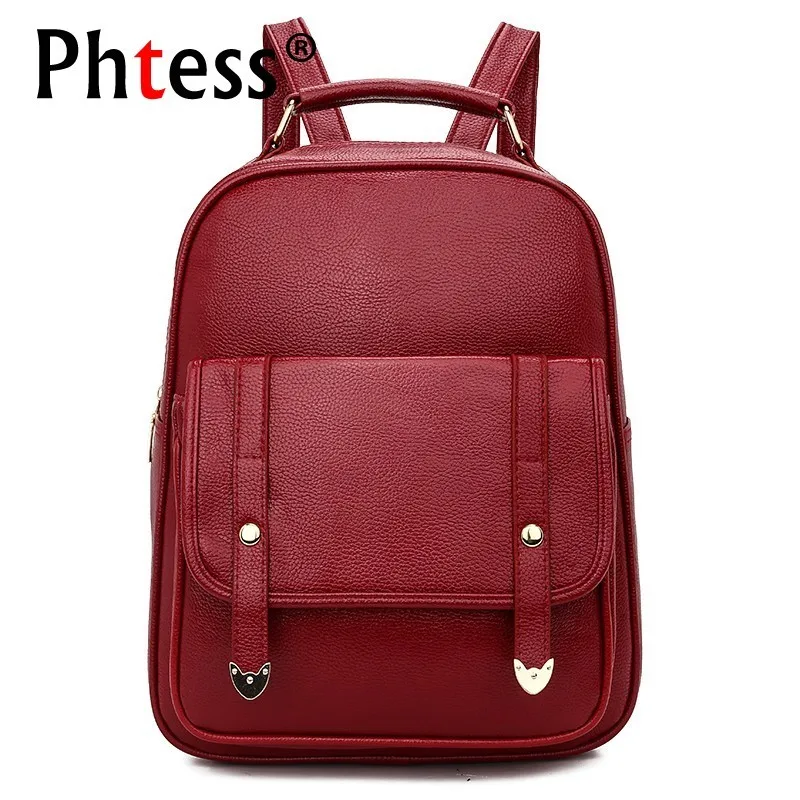 2019 Women Leather Backpacks High Quality Sac A Dos School Bags For Girls Travel Ladies Bagpack Luxury Designer Rucksacks Female
2019 Women Leather Backpacks High Quality Sac A Dos School Bags For Girls Travel Ladies Bagpack Luxury Designer Rucksacks Female
